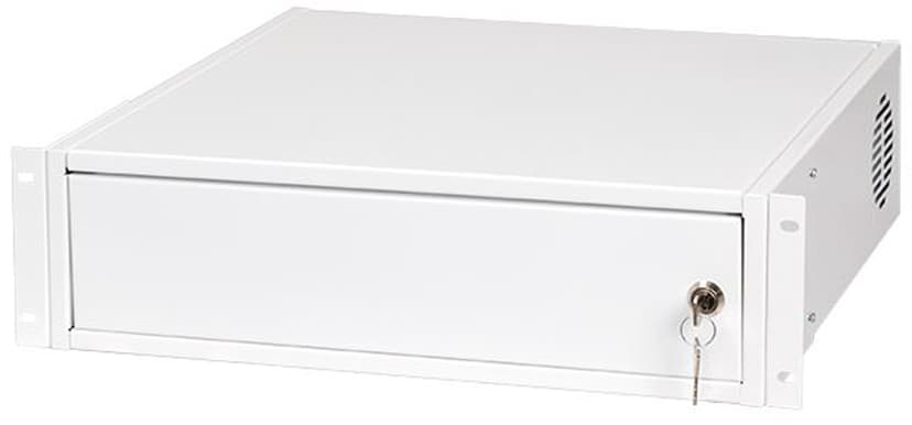 Direktronik Säkerhetslåda för 19" 3U rack eller vägg, vit