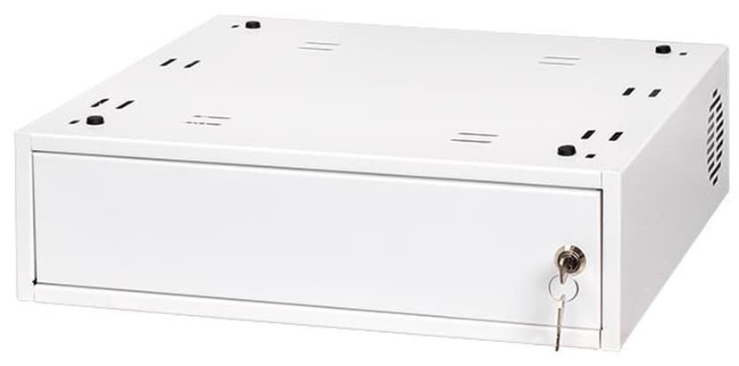 Direktronik Säkerhetslåda för 19" 3U rack eller vägg, vit