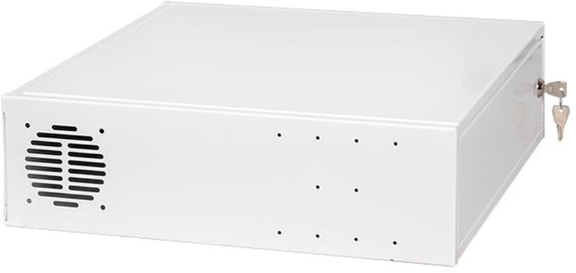 Direktronik Säkerhetslåda för 19" 3U rack eller vägg, vit