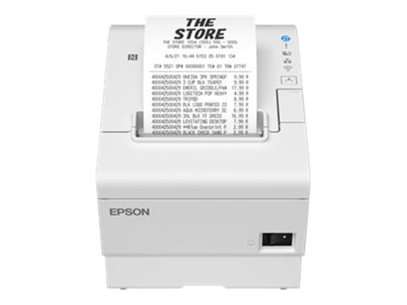 Epson TM-T88VII (111) USB/Ethernet/serieel incl. AC-adapter Wit