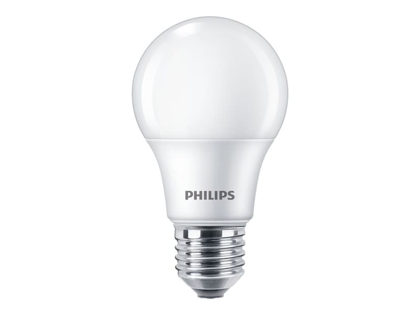 Philips LED E27 Normal Frost 8 watt (60 watt) 806 lumen 4-pakning