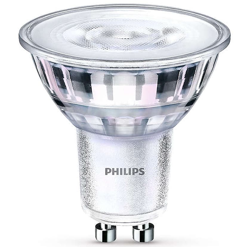 Philips LED GU10 3,8 W (50 W) Himmennettävä, lämmin valkoinen, 6 kpl