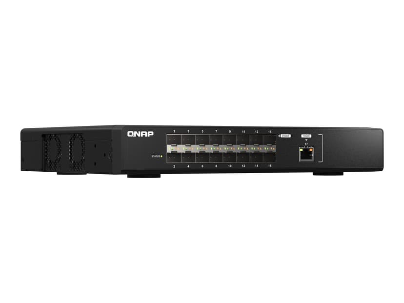QNAP QSW-M5216-1T verkkokytkin Hallittu L2 musta