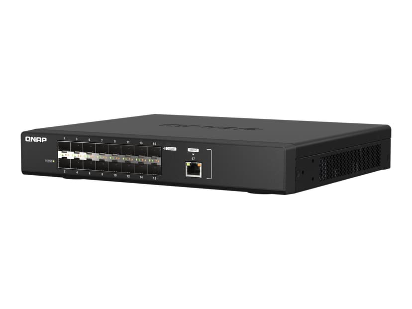 QNAP QSW-M5216-1T verkkokytkin Hallittu L2 musta