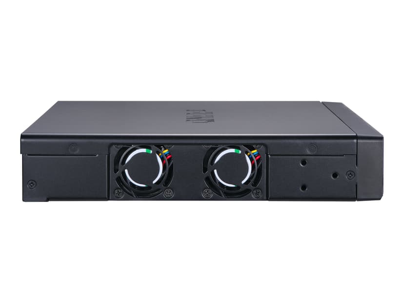 QNAP QSW-M1204-4C verkkokytkin Hallittu 10G Ethernet (100/1000/10000) Musta