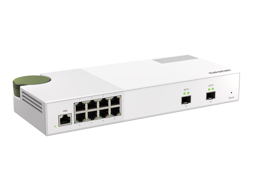 QNAP QSW-M2108-2S nätverksswitchar hanterad L2 2.5G Ethernet (100/1000/2500) Grå