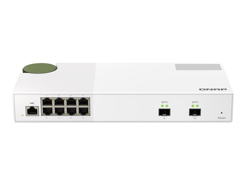 QNAP QSW-M2108-2S nätverksswitchar hanterad L2 2.5G Ethernet (100/1000/2500) Grå