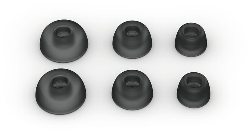 Jabra Elite 5 Sort MFi, Qi, FCC, ISED, CE, Proposition 65, Google Assistant, Amazon Alexa, Fast Pair, Spotify Tap