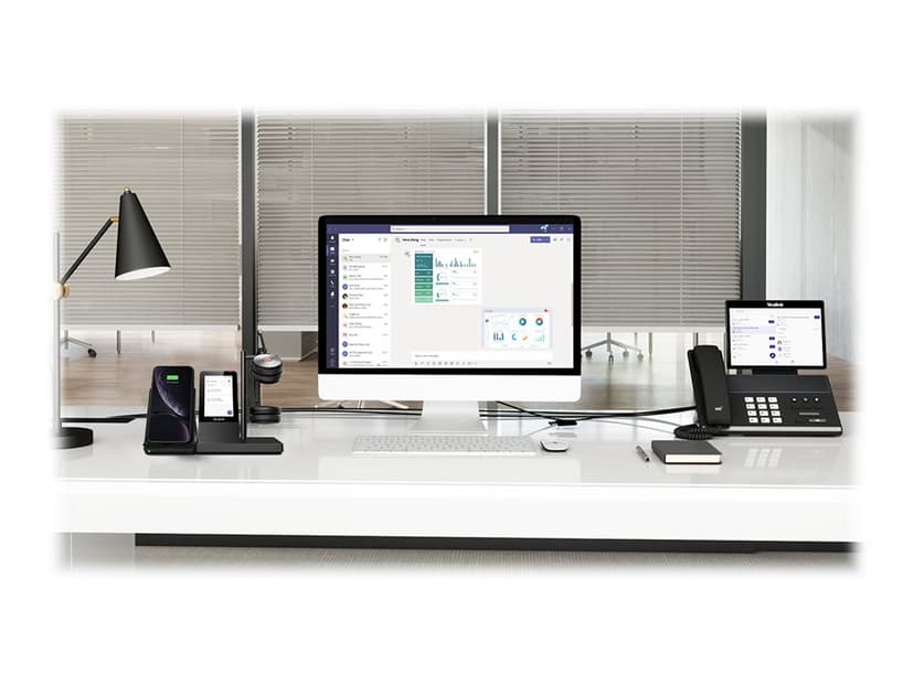Yealink Wh66 Dual Dect Headset Uc USB Type-A UC Svart