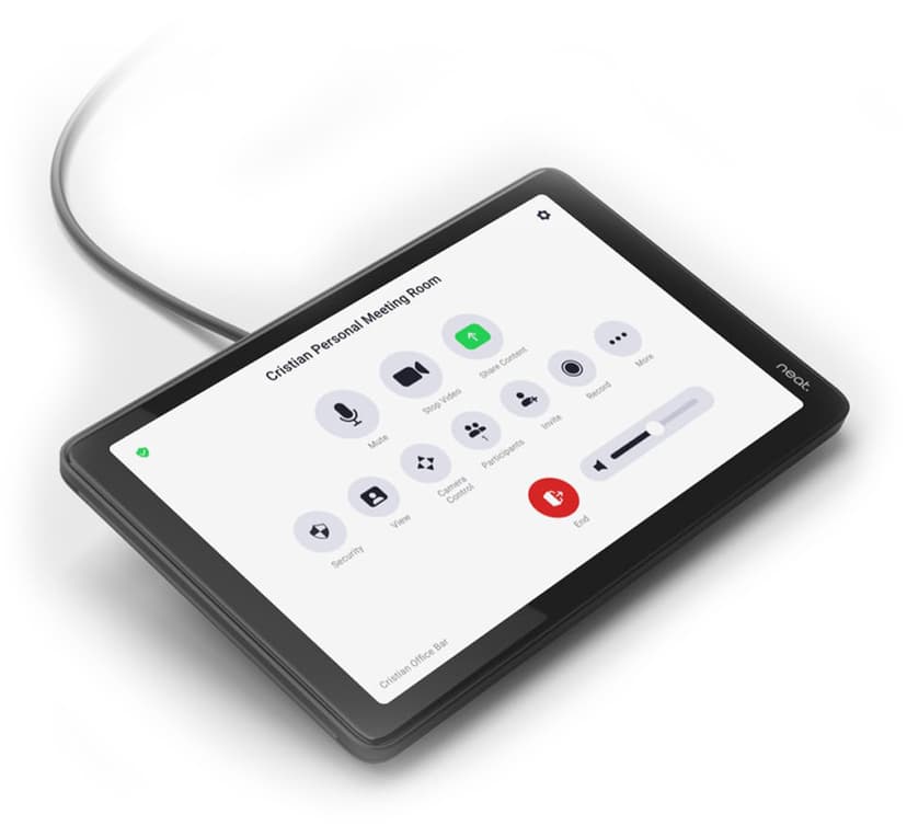 Neat Pad controller and scheduling display