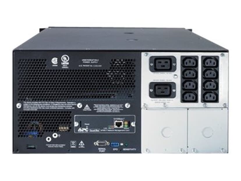 APC Smart-UPS SUA5000RMI5U - 5000VA, 8x C13, 2x C19 uitgang, NMC