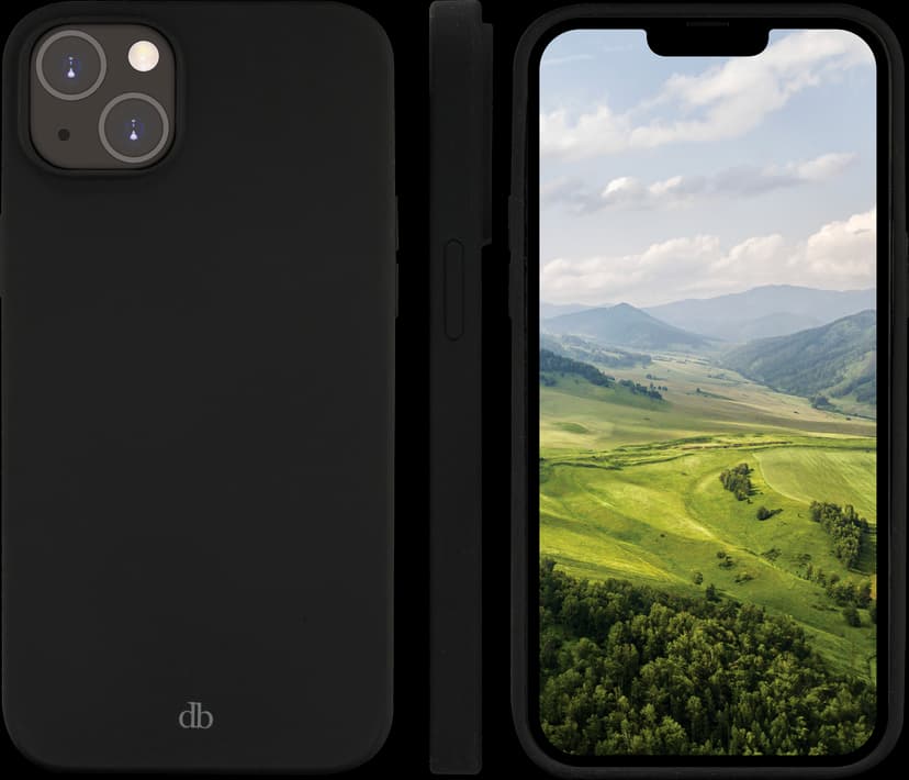 dbramante1928 Greenland 100% gerecycled Plastic iPhone 13, iPhone 14 Zwart