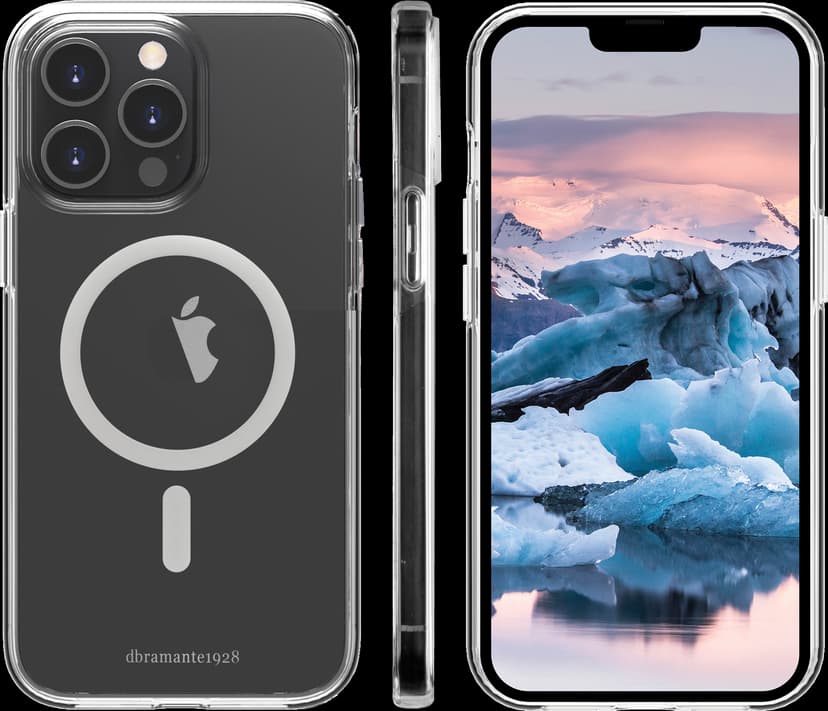 dbramante1928 Iceland Pro Magsafe, 100% kierrätysmuovia iPhone 14 Pro Max Läpinäkyvä