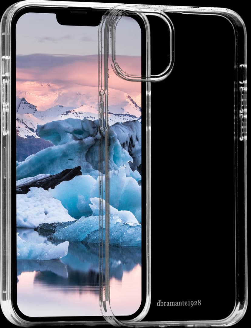 dbramante1928 Greenland, valmistettu 100% kierrätettystä muovista iPhone 14 Plus Läpinäkyvä