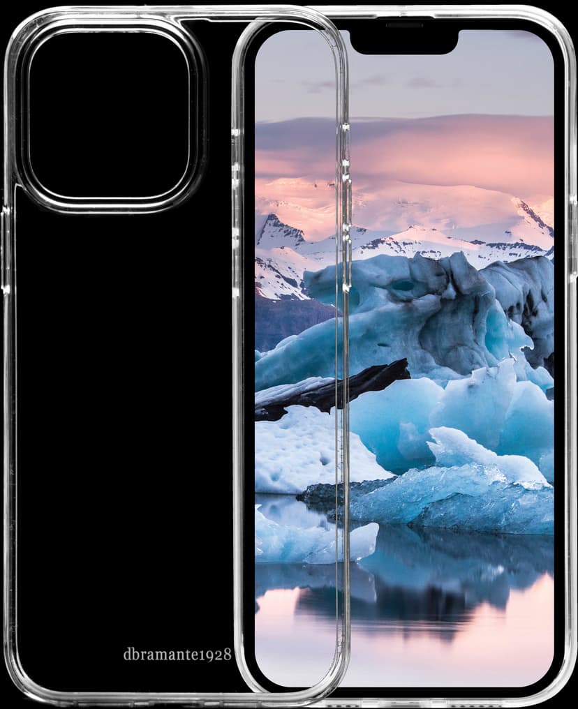 dbramante1928 Greenland 100 % resirkulert plast iPhone 14 Pro Max Gjennomsiktig