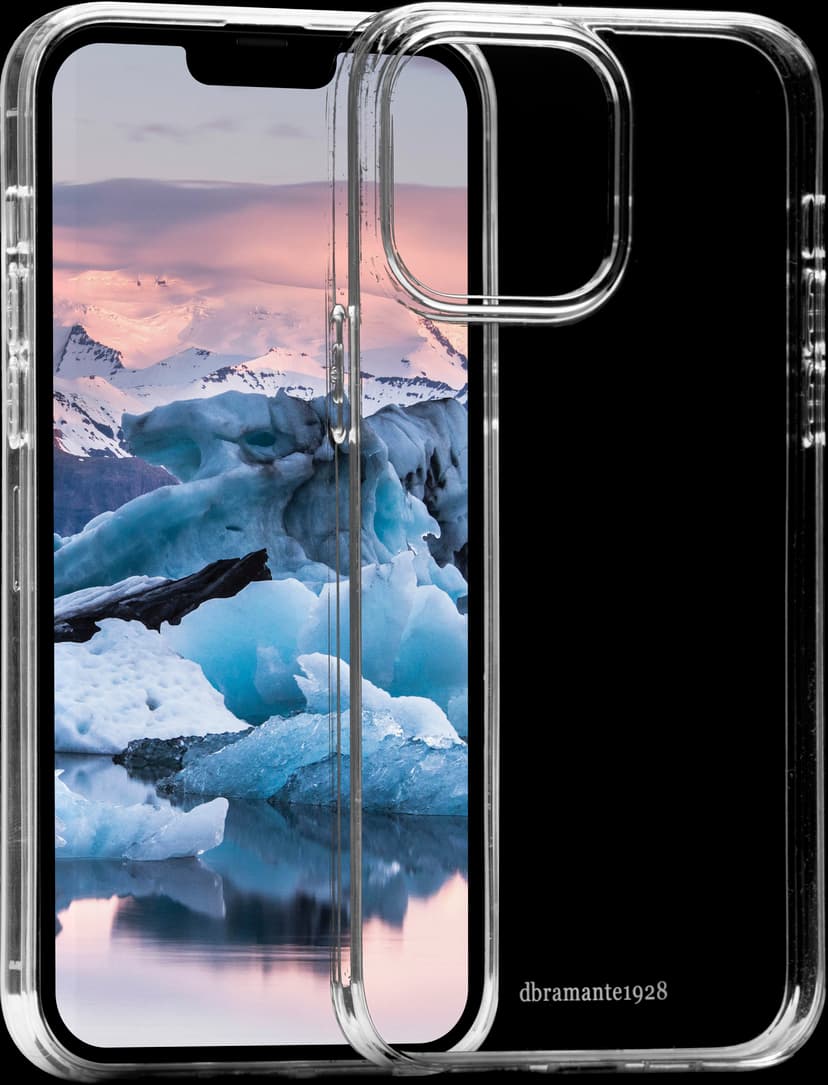 dbramante1928 Greenland 100% Återvunnen Plast iPhone 14 Pro Max Transparent