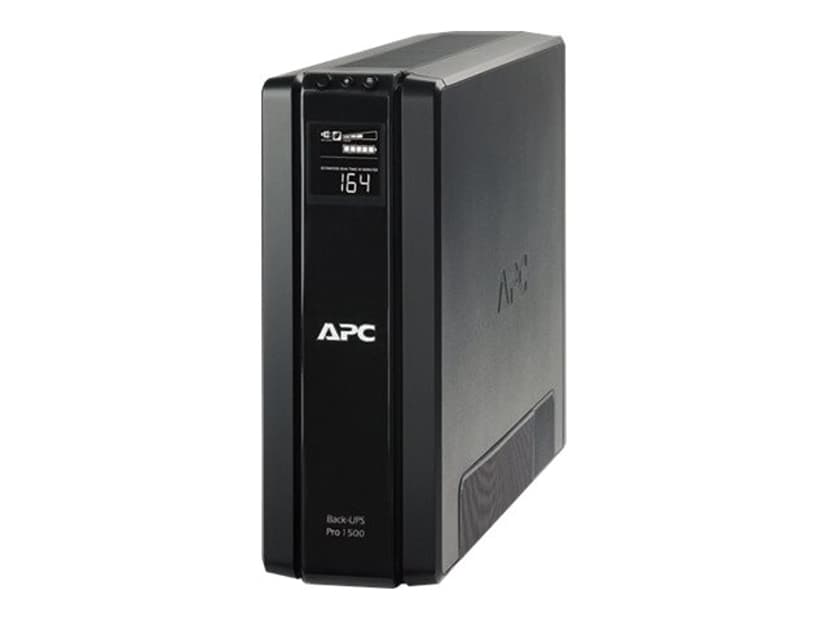APC Back-UPS PRO BR1500G-GR - Noodstroomvoeding, 1500VA, 6x stopcontact, USB, uitbreidbare runtime