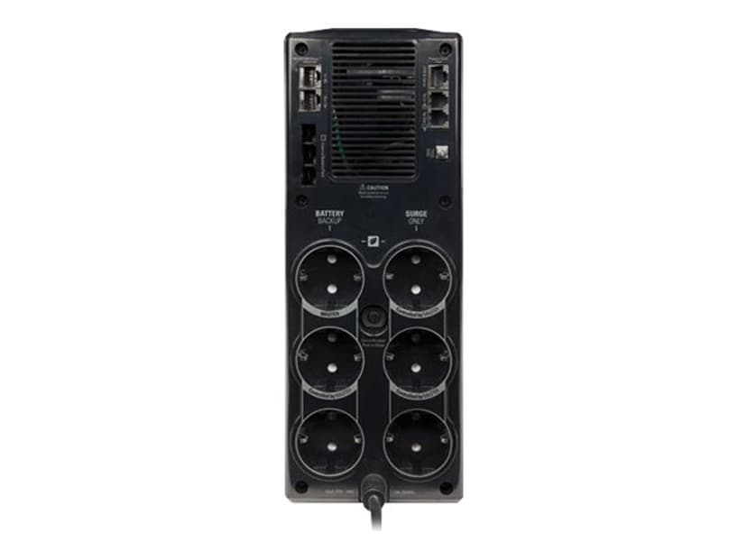 APC Back-UPS PRO BR1500G-GR - Noodstroomvoeding, 1500VA, 6x stopcontact, USB, uitbreidbare runtime