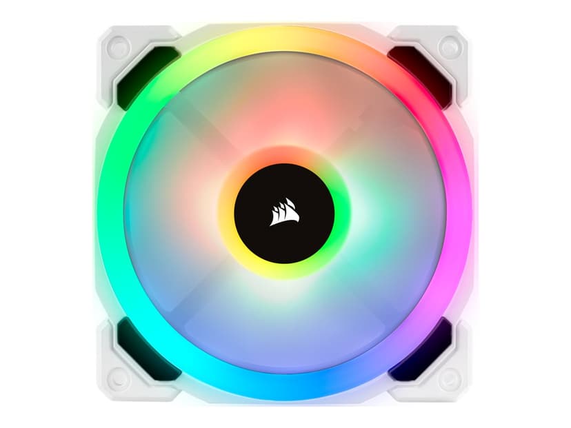 Corsair LL120 RGB PWM Triple Lightning Node PRO Vifte Hvit