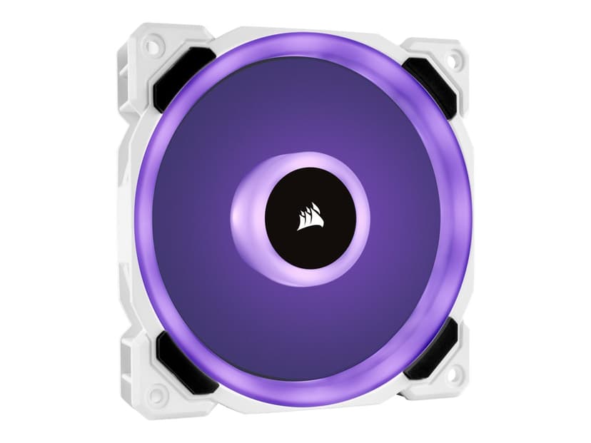 Corsair LL120 RGB PWM Triple Lightning Node PRO Vifte Hvit