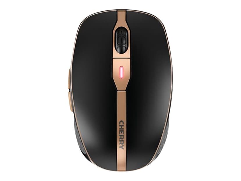 Cherry DW 9100 SLIM tastatur Mus inkluderet Universel RF trådløs + Bluetooth Nordisk Sort Trådløs Cherry SX Nordisk