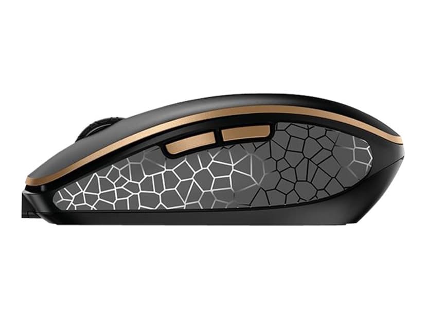 Cherry DW 9100 SLIM tastatur Mus inkludert Universell RF trådløs + Bluetooth Nordisk Sort Trådløs Cherry SX Nordisk