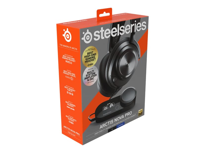 Steelseries Arctis Nova Pro Stereo Sort