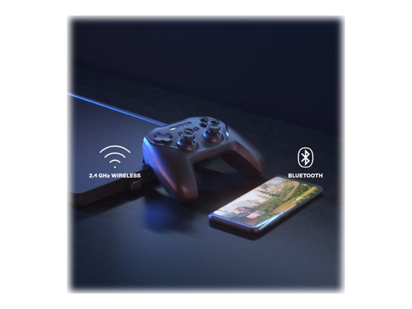 Steelseries Stratus Duo Zwart Bluetooth Gamepad Analoog/digitaal Android, PC Zwart