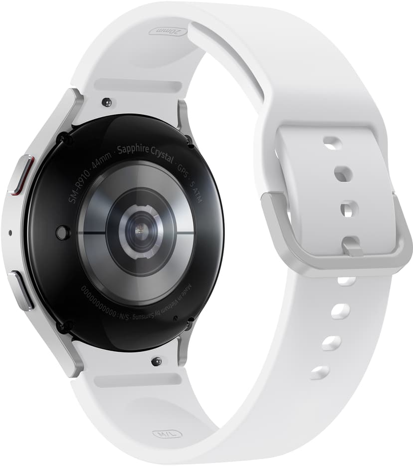 Samsung Galaxy Watch5 44mm Bluetooth Silver With Silver Sport Band Zilver