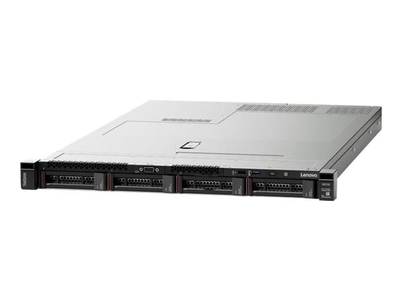 Lenovo ThinkSystem SR250 servrar Rack (1U) Intel Xeon E E-2224 3,4 GHz 16 GB DDR4-SDRAM 450 W