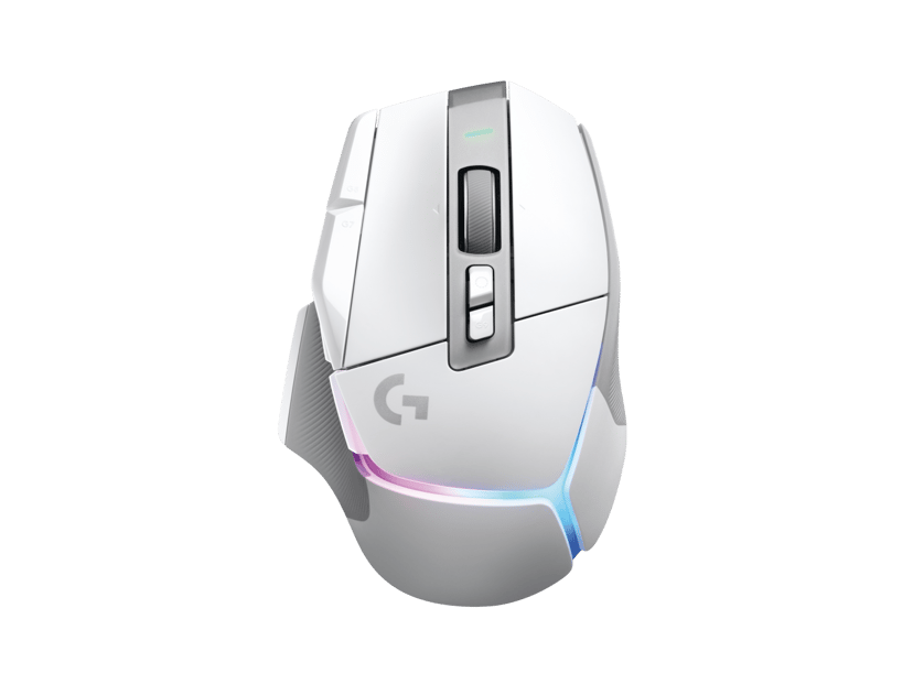 Logitech G502 X Plus Wireless Gaming Mouse White RF kabel-fri