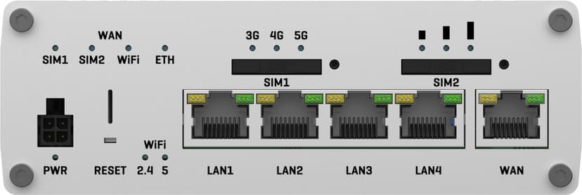 Teltonika RUTX50 router + Poynting OMNI-214 antenna