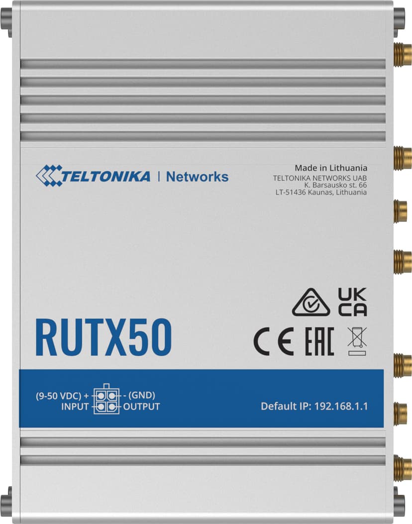 Teltonika RUTX50 Industrial 5G Router