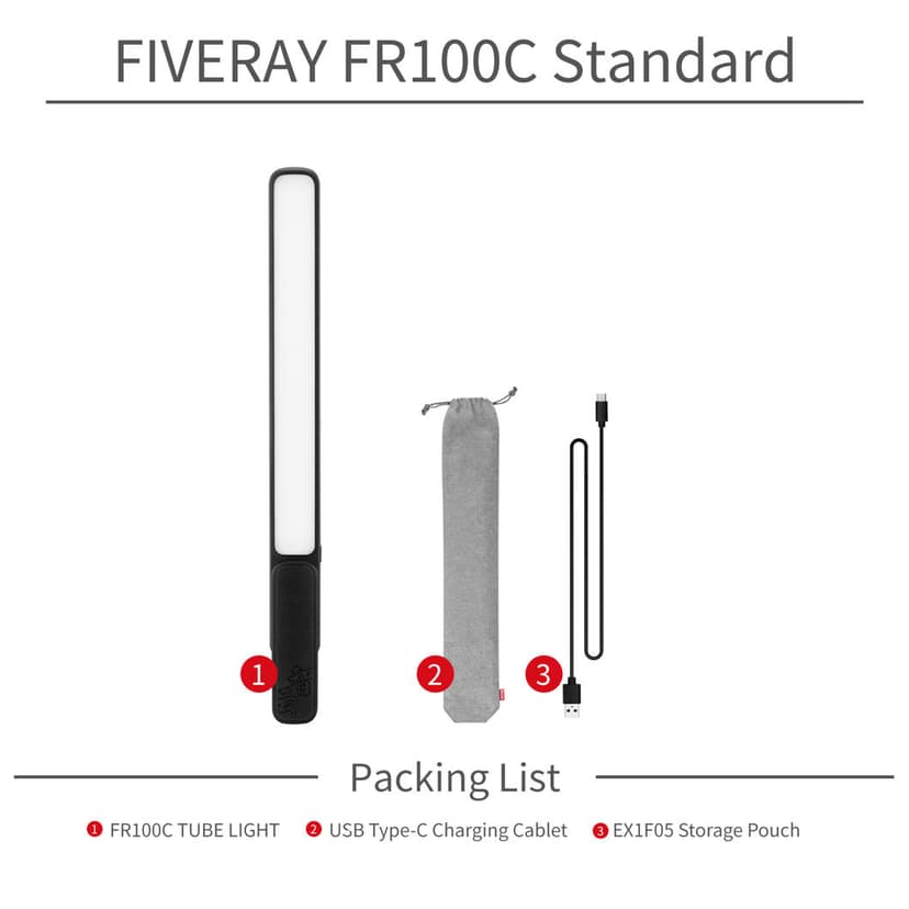Zhiyun Fiveray Fr100c Led Light Tube