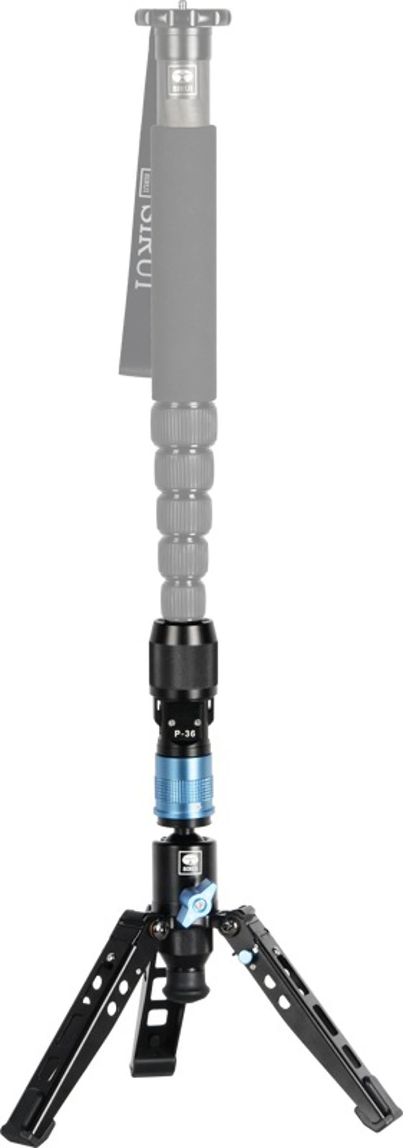 SIRUI Kit P-36, Base de Trépied en Alm et Adaptateur, Support Monopode