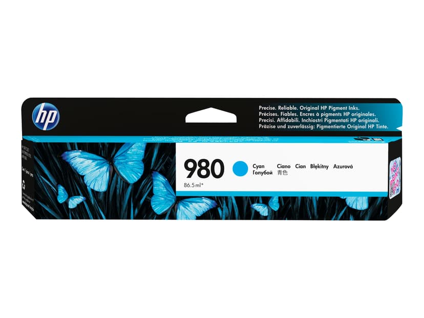 HP Blæk Cyan 980, 6,6K - OfficeJet X555/X585
