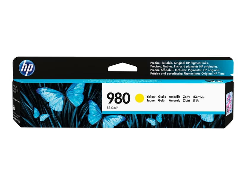 HP Bläck Gul 980, 6,6K - OfficeJet X555/X585