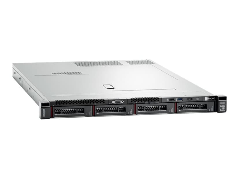 Lenovo ThinkSystem SR530 servrar 0 GB Rack (1U) Intel® Xeon Silver 4210R 2,4 GHz 16 GB DDR4-SDRAM 750 W