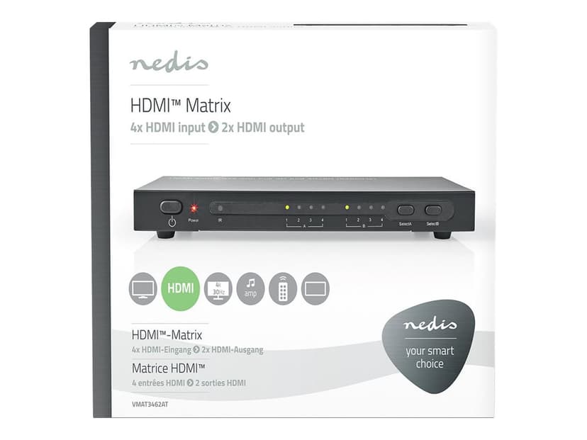 Nedis VMAT3462AT 4 X 2 HDMI-matrisesvitsj