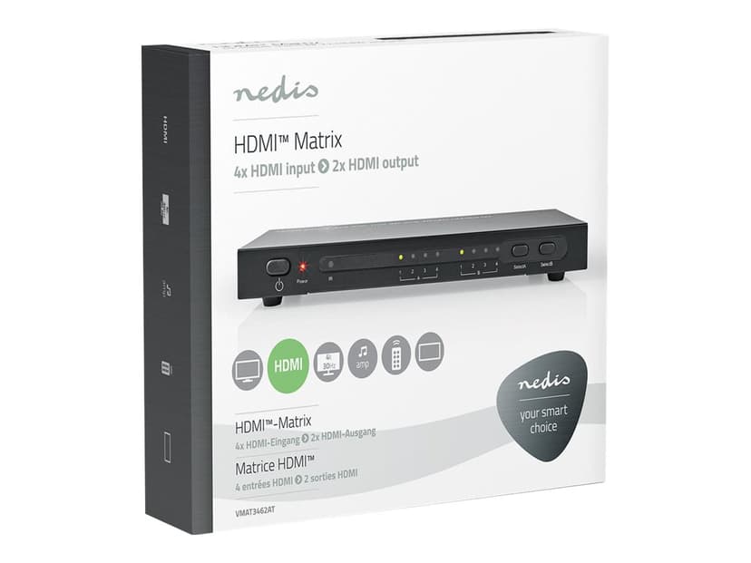 Nedis VMAT3462AT 4 X 2 HDMI-matrisesvitsj