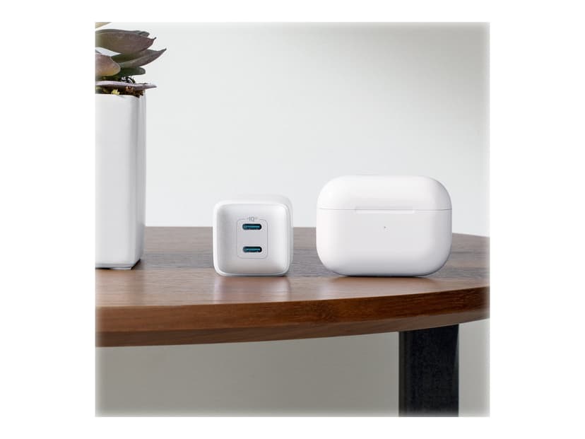 Anker PowerPort III 40 watt 2 x USB-C Hvit Hvit