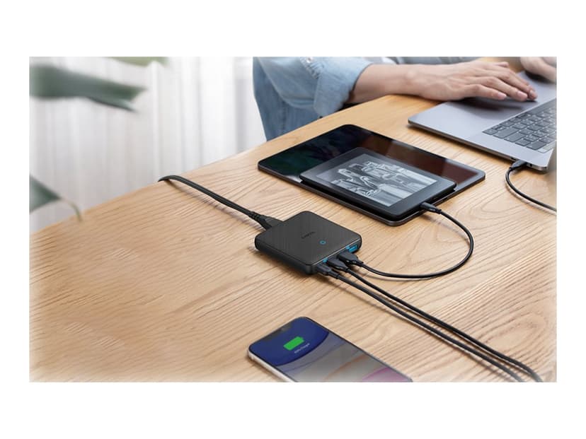 Anker PowerPort Atom III 63W Slim Svart