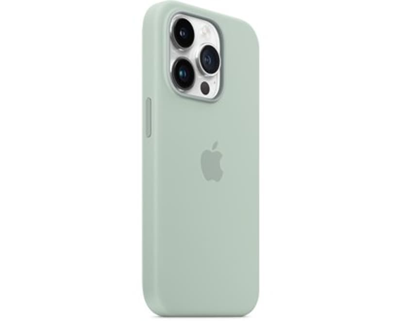Apple Silikonskal med MagSafe iPhone 14 Pro Grön