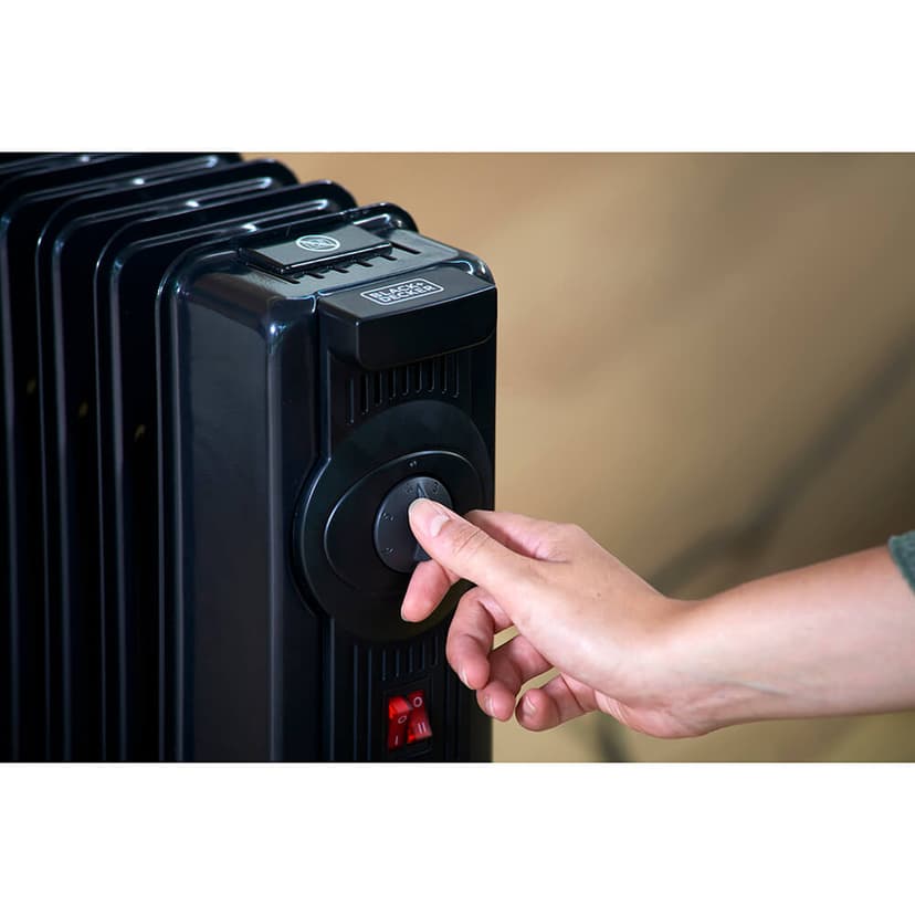 Black & Decker Oil Heater 2000W Black