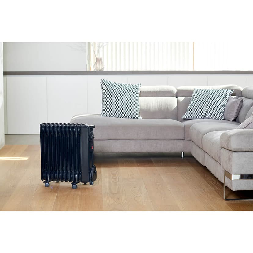 Black & Decker Oil Heater 2000W Black