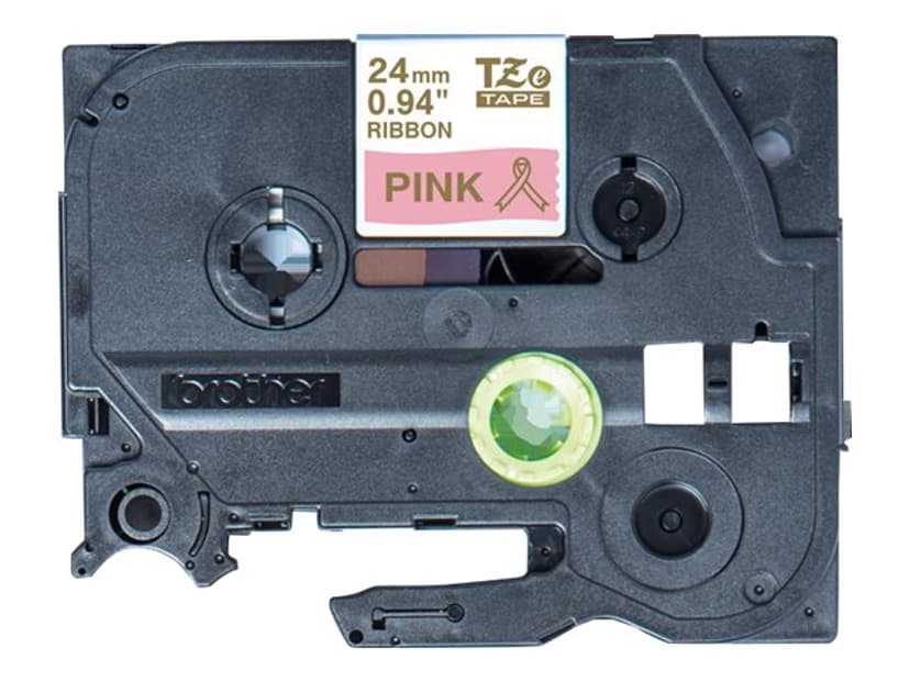 Brother Tape Stoff 24mm TZe-RE54 Gull/Rosa Satin