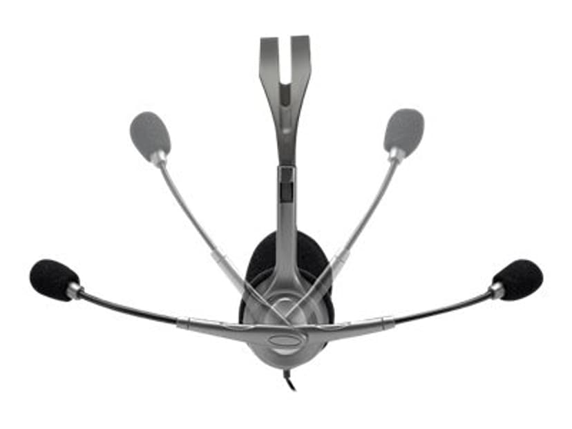 Logitech H110 Stereo Sølv, Sort