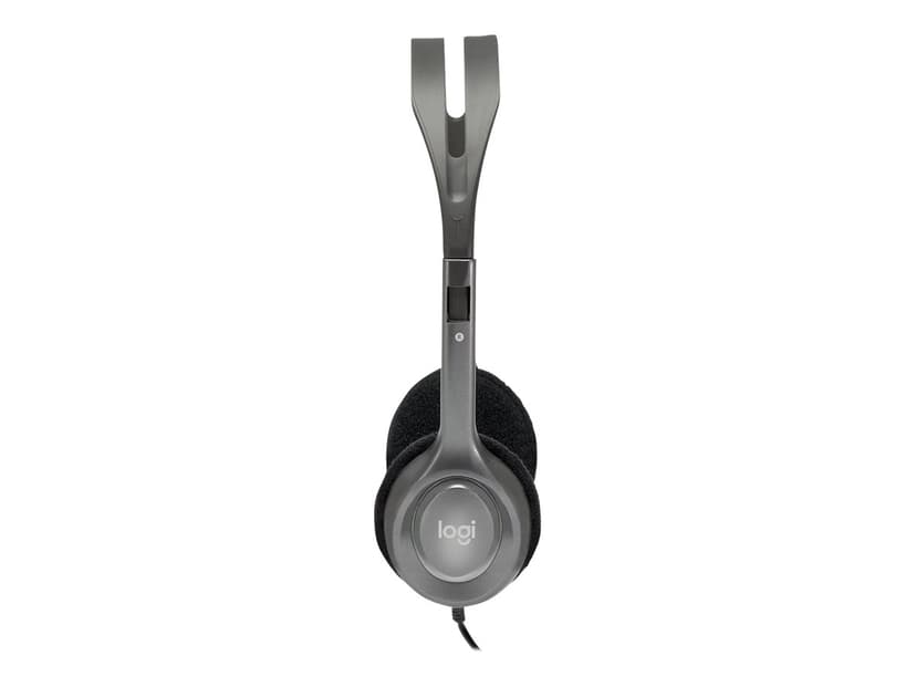Logitech H110 Stereo Silver, Svart