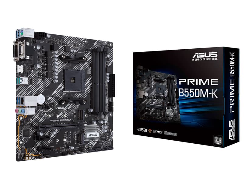 ASUS PRIME B550M-K Socket AM4 mikro ATX Emolevyt