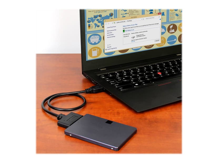 Startech USB 3.1 (10Gbps) Adapter Cable for 2.5" SATA Drives USB 3.1 A SATA 7+15 pin